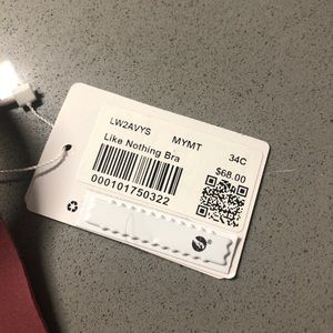 Never worn Lululemon sports bra